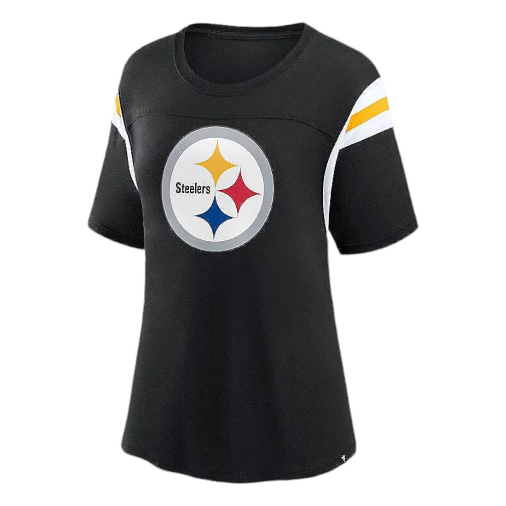 NFL Women's Team Logo Short Sleeve T-Shirt Steelers - Regular